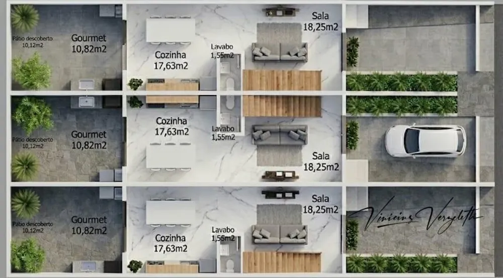 Sobrado, 3 quartos, 129 m² - Foto 4