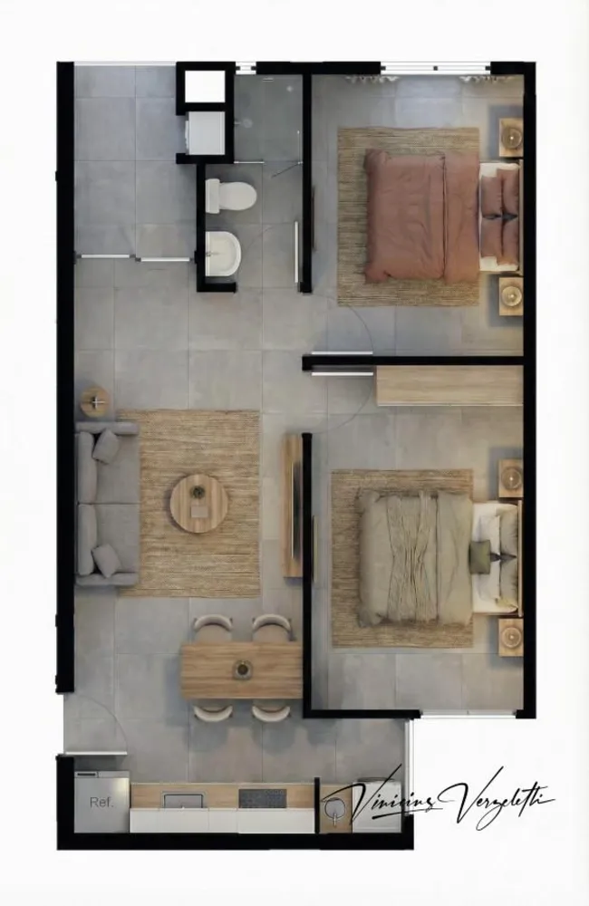 Apartamento, 2 quartos, 65 m² - Foto 9