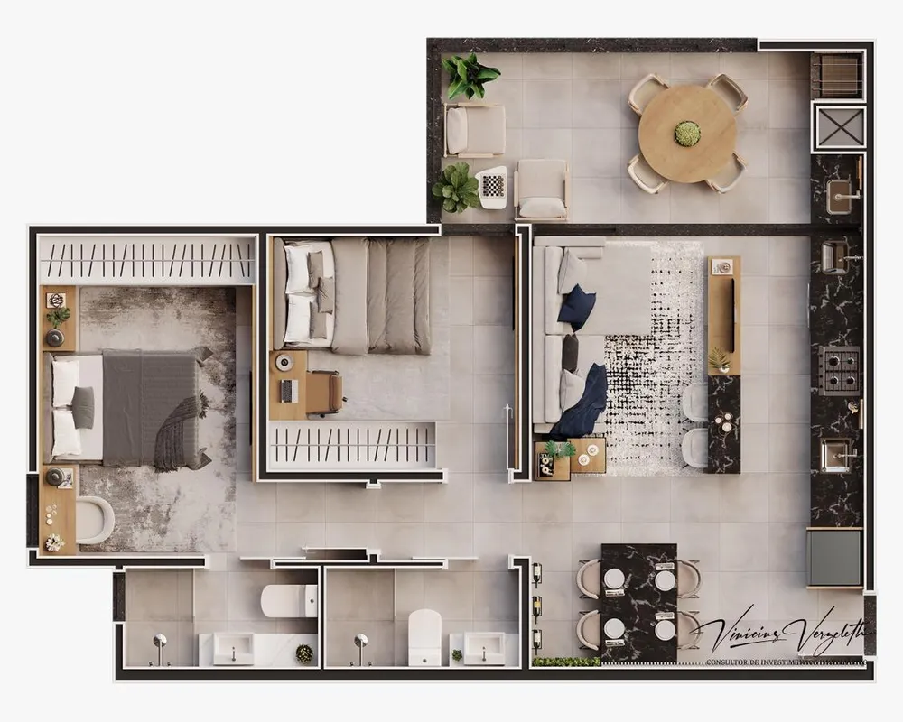 Apartamento, 2 quartos, 67 m² - Foto 13
