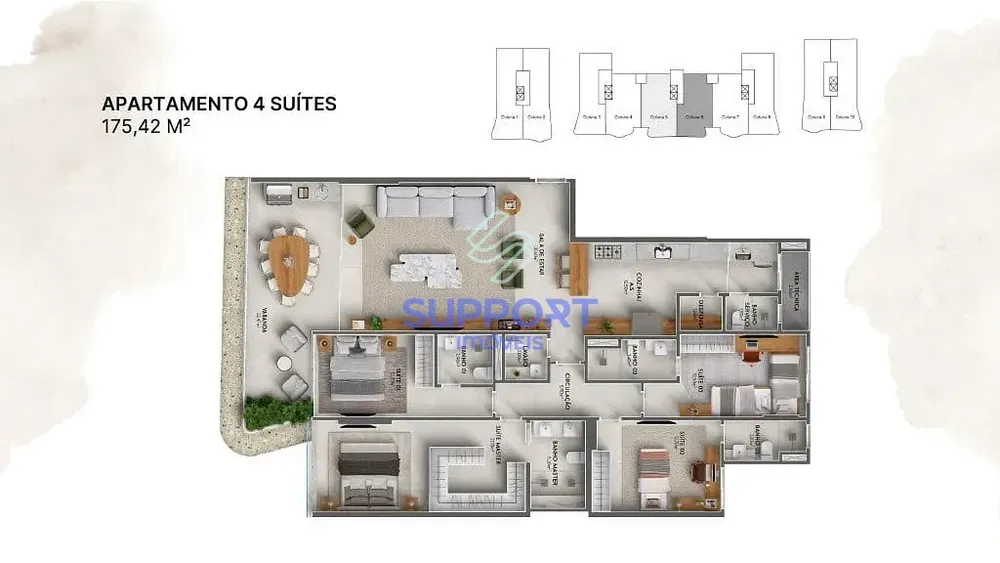 Apartamento, 1 quarto, 10 m² - Foto 2