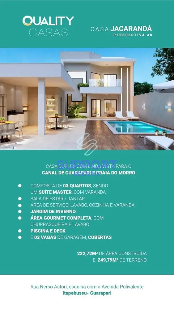 Casa, 3 quartos, 222 m² - Foto 1