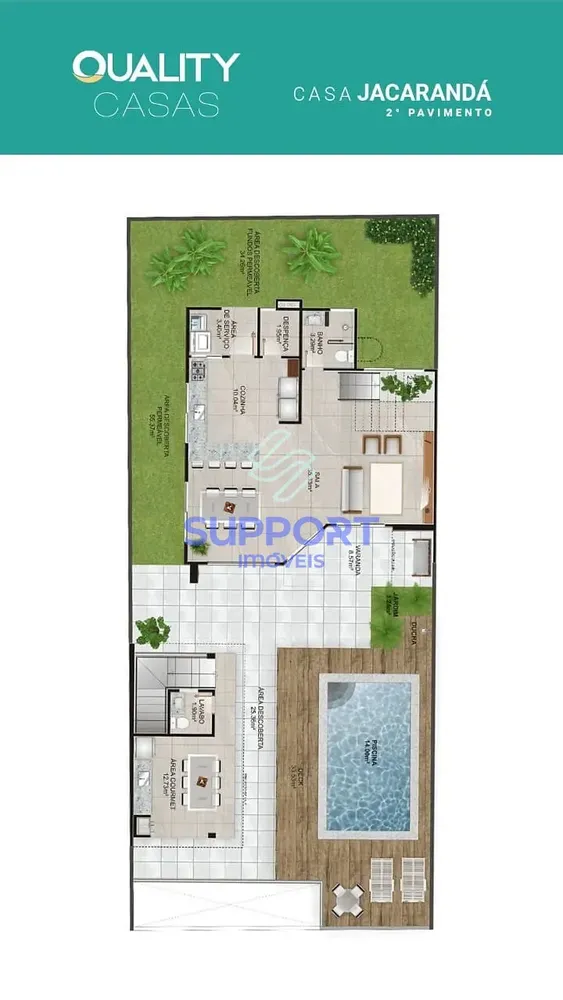 Casa, 3 quartos, 222 m² - Foto 3