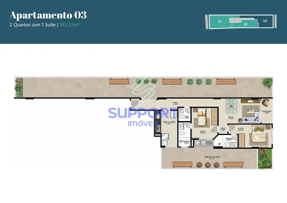 Apartamento, 1 quarto, 10 m² - Foto 4