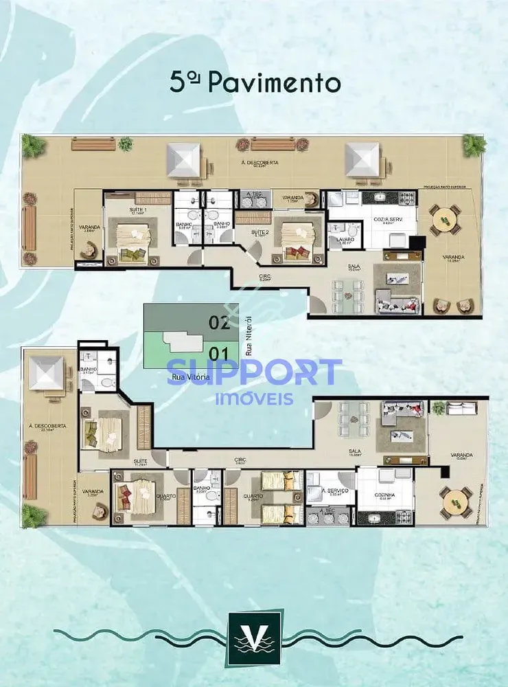 Apartamento, 1 quarto, 10 m² - Foto 2