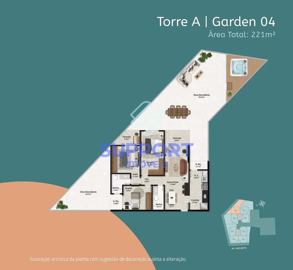 Apartamento, 1 quarto, 10 m² - Foto 3