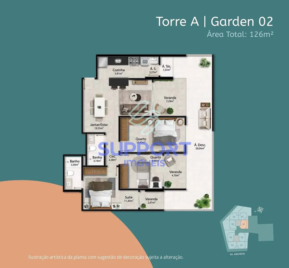 Apartamento, 1 quarto, 10 m² - Foto 4