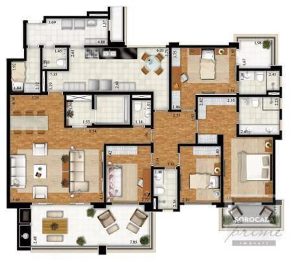 Cobertura, 4 quartos, 400 m² - Foto 2