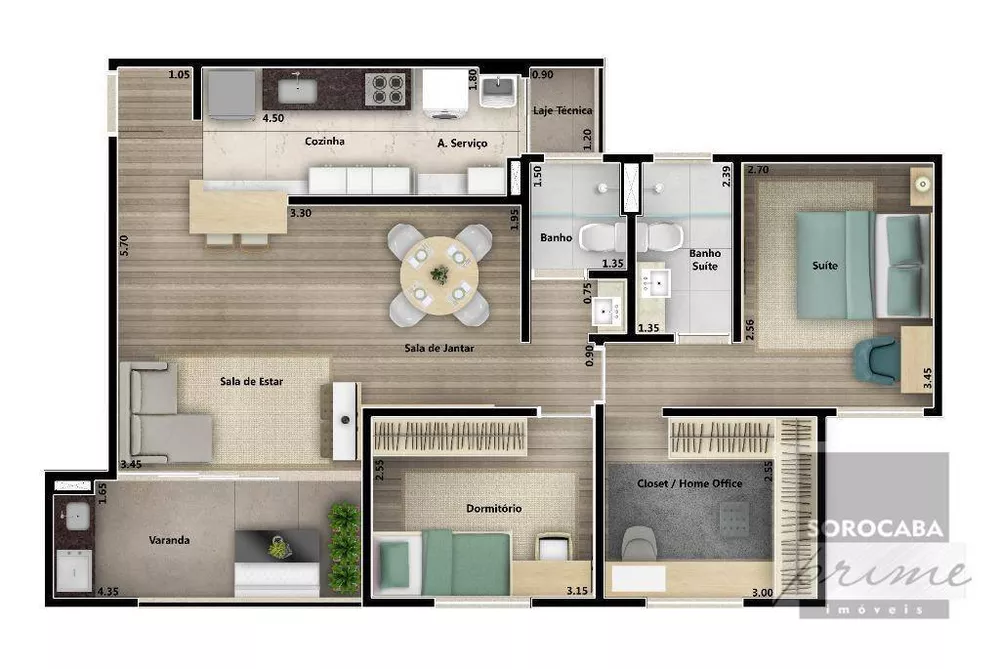 Apartamento, 2 quartos, 66 m² - Foto 5