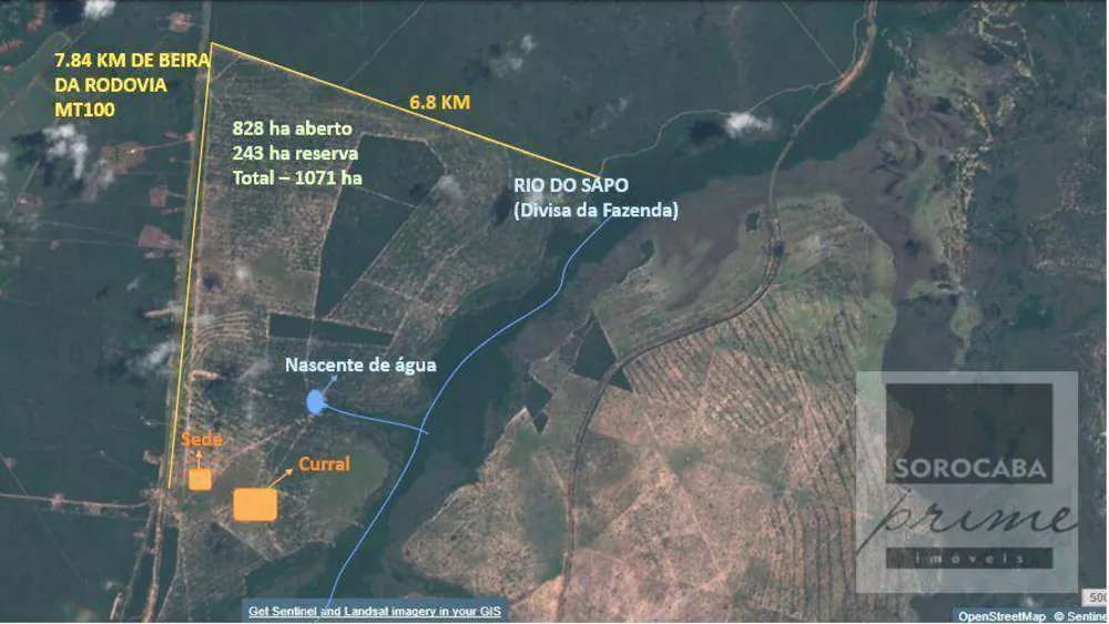 Fazenda, 1021 hectares - Foto 2
