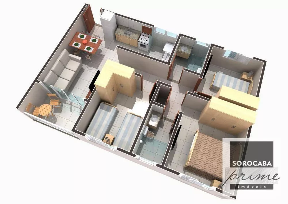 Apartamento, 3 quartos, 70 m² - Foto 2
