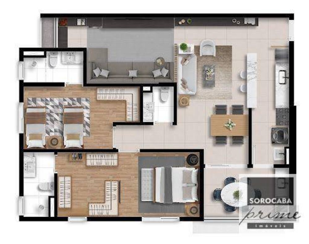 Apartamento, 3 quartos, 106 m² - Foto 7