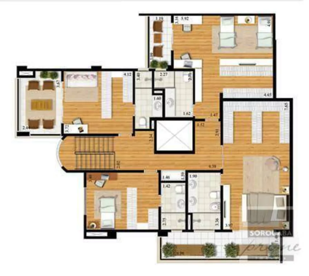 Apartamento, 3 quartos, 247 m² - Foto 49