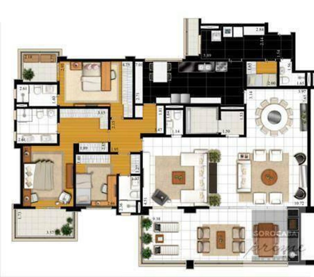 Apartamento, 3 quartos, 247 m² - Foto 40