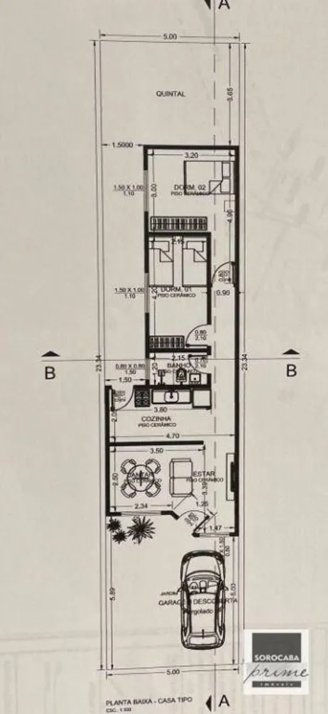 Casa, 2 quartos, 57 m² - Foto 1