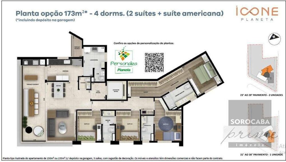 Apartamento para alugar com 3 quartos, 151m² - Foto 32