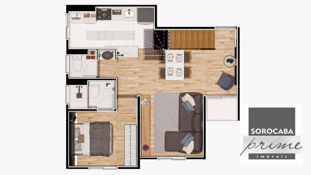 Apartamento, 2 quartos, 42 m² - Foto 7
