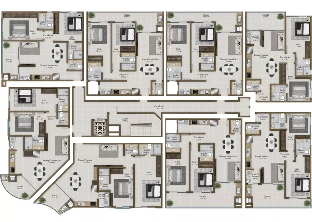 Apartamento, 2 quartos, 96 m² - Foto 4