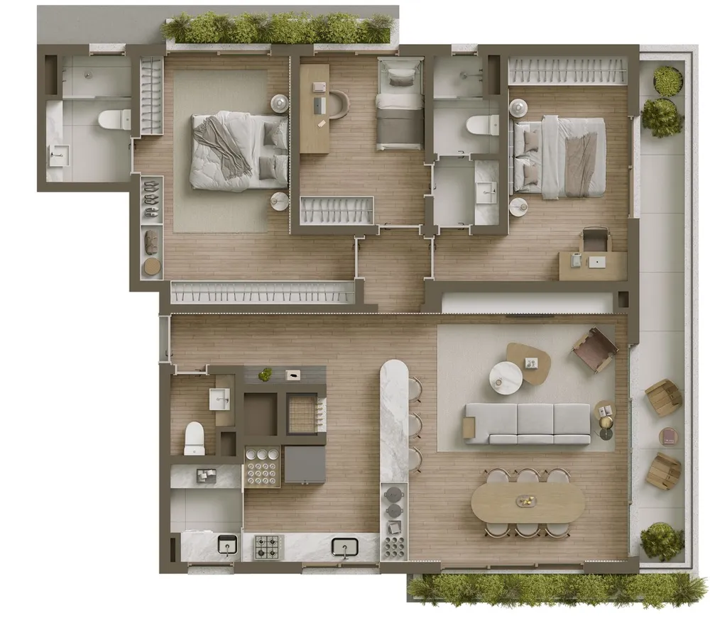 Apartamento, 3 quartos, 281 m² - Foto 12