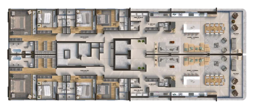 Apartamento, 4 quartos, 264 m² - Foto 16