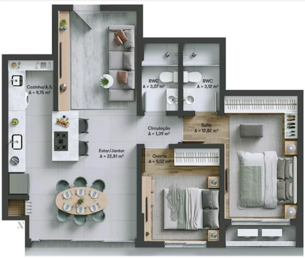 Apartamento, 3 quartos, 95 m² - Foto 6