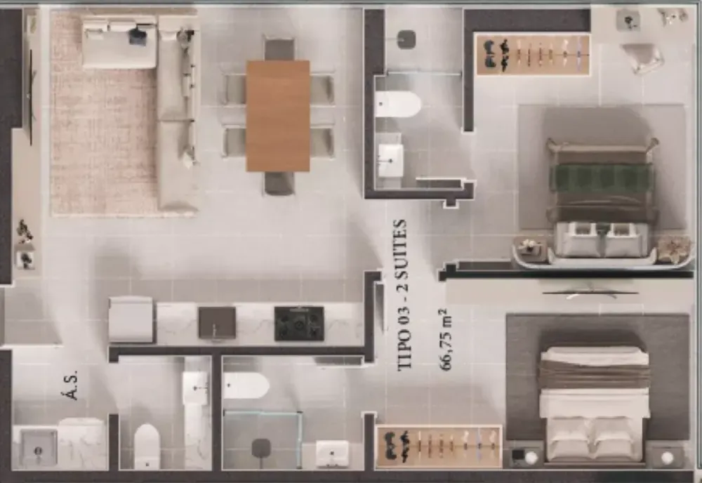 Apartamento, 1 quarto, 29 m² - Foto 8