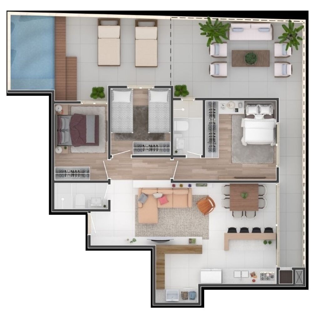 Apartamento, 3 quartos, 115 m² - Foto 3