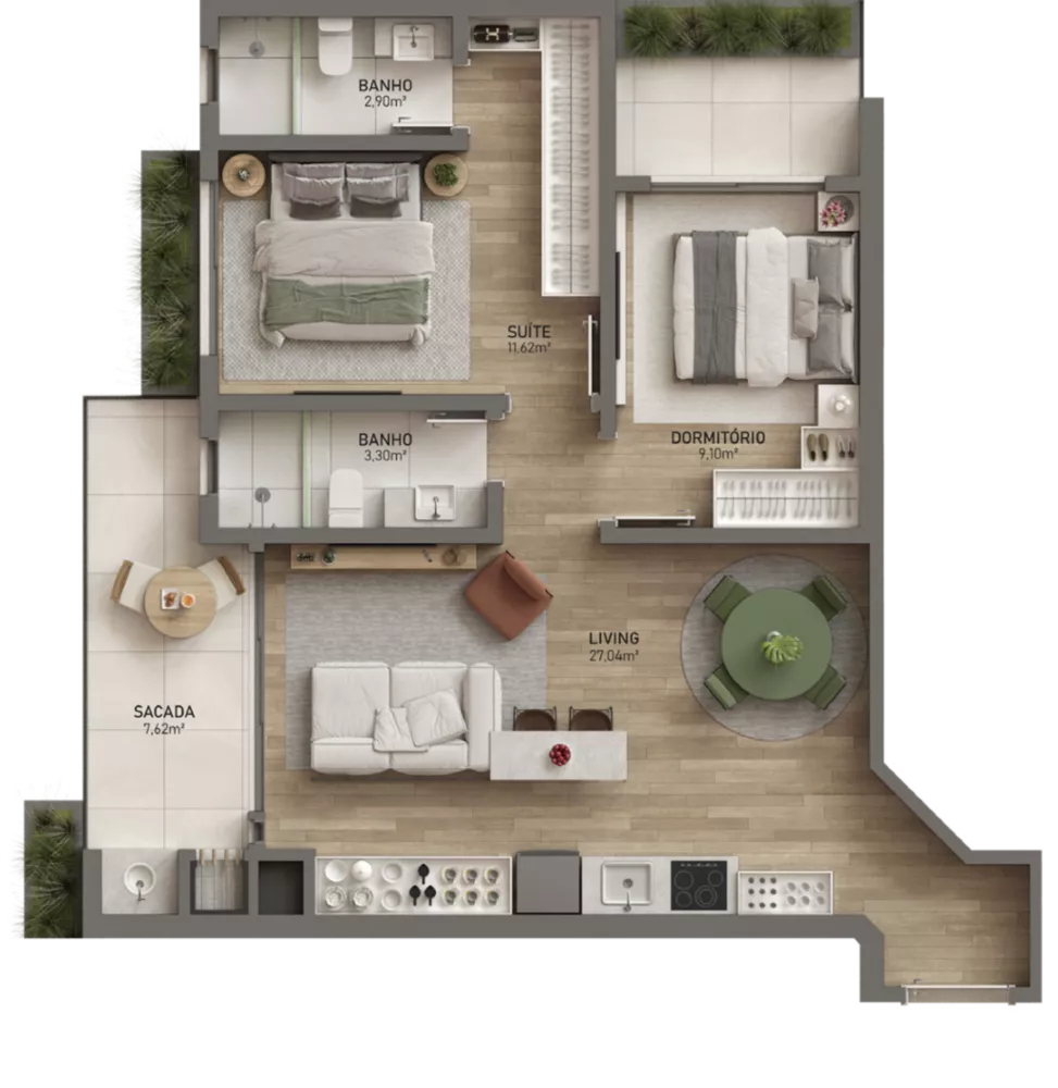 Apartamento, 2 quartos, 76 m² - Foto 25