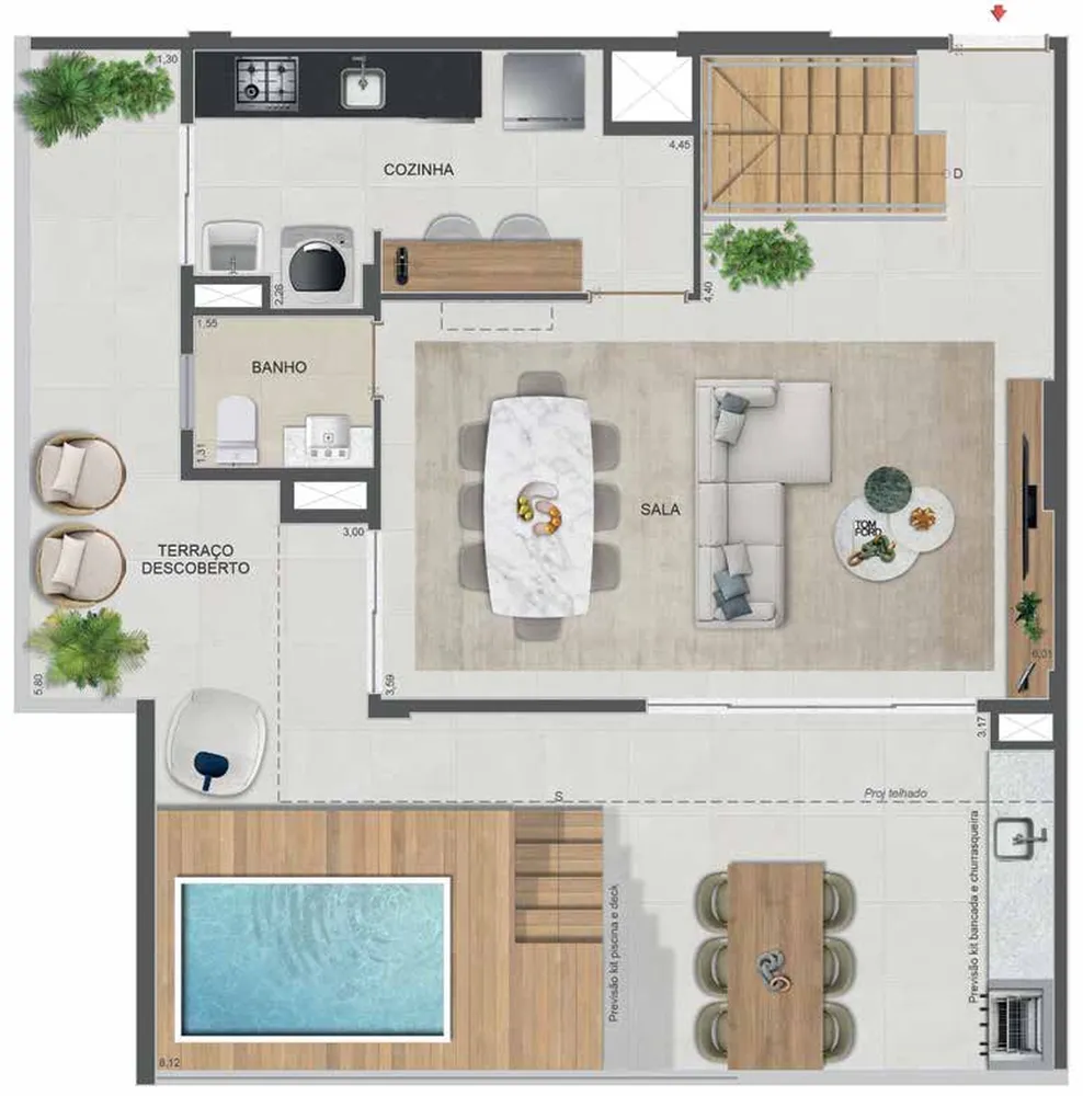 Apartamento, 2 quartos, 62 m² - Foto 112