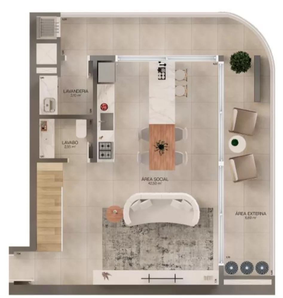 Apartamento, 2 quartos, 80 m² - Foto 4