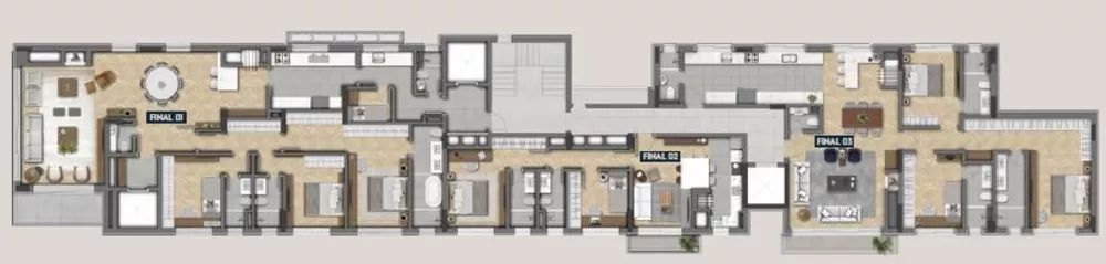Apartamento, 3 quartos, 155 m² - Foto 2