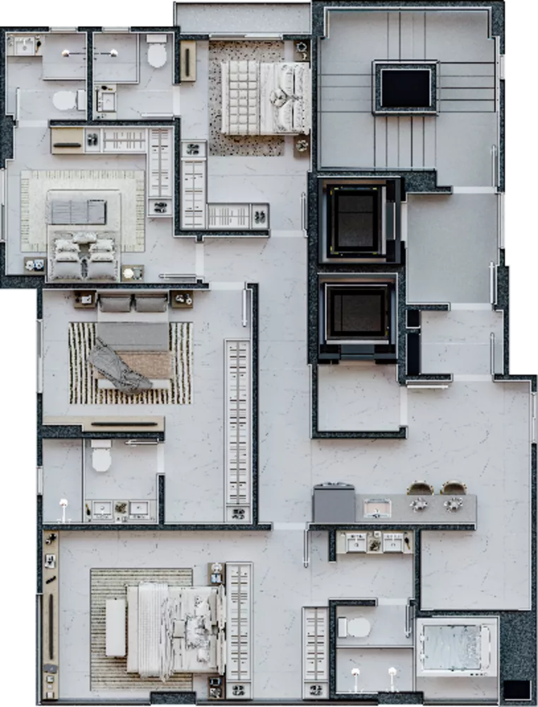 Apartamento, 3 quartos, 129 m² - Foto 3