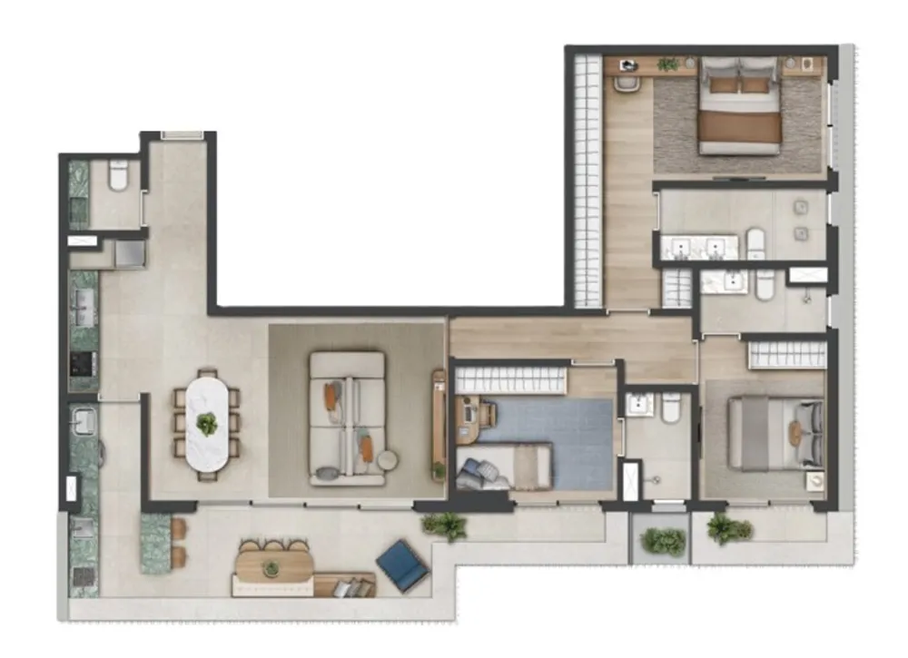 Apartamento, 1 quarto, 53 m² - Foto 8