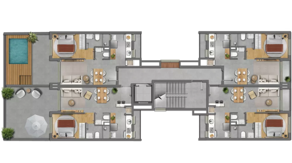 Apartamento, 1 quarto, 69 m² - Foto 1