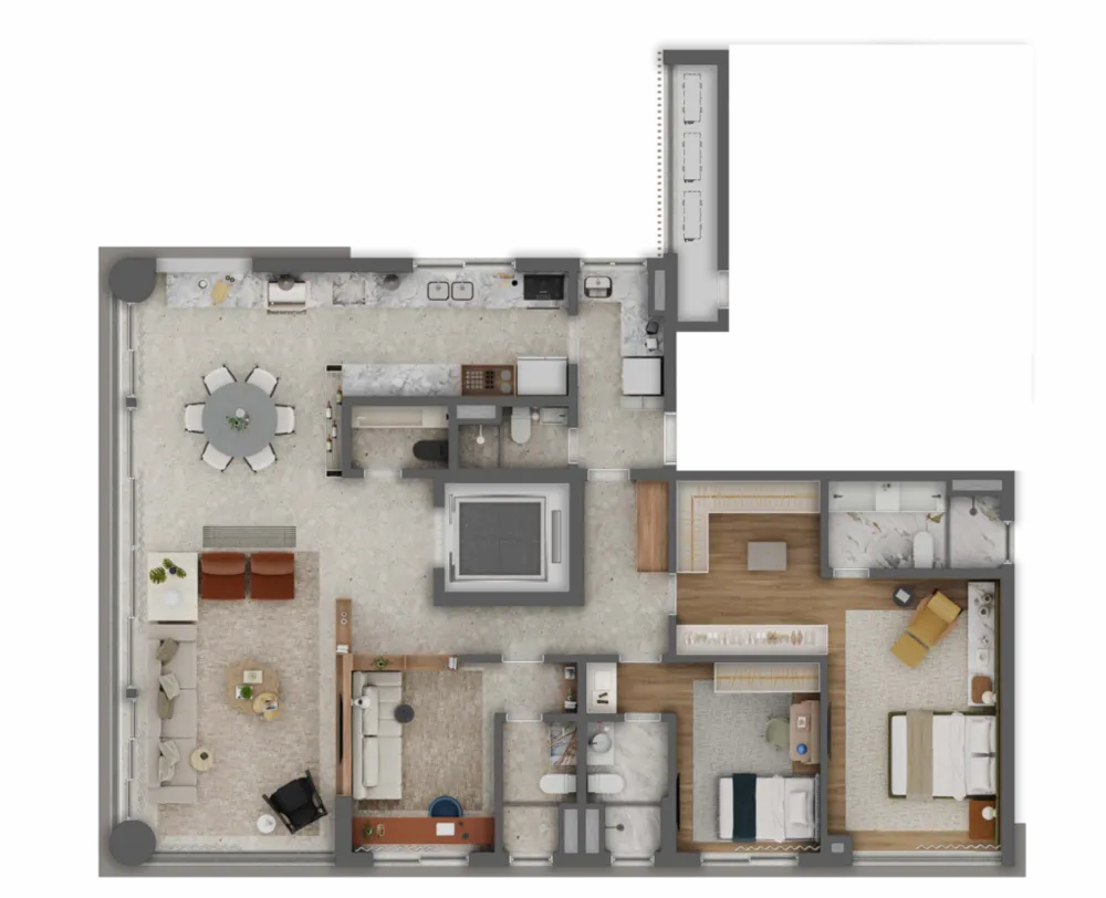 Apartamento, 3 quartos, 160 m² - Foto 12