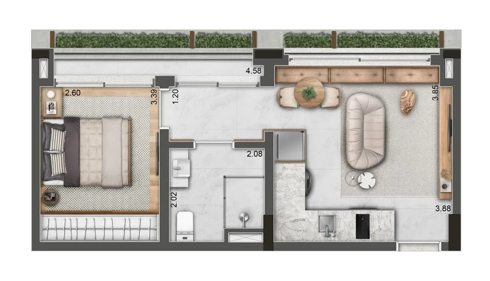 Cobertura, 2 quartos, 157 m² - Foto 8