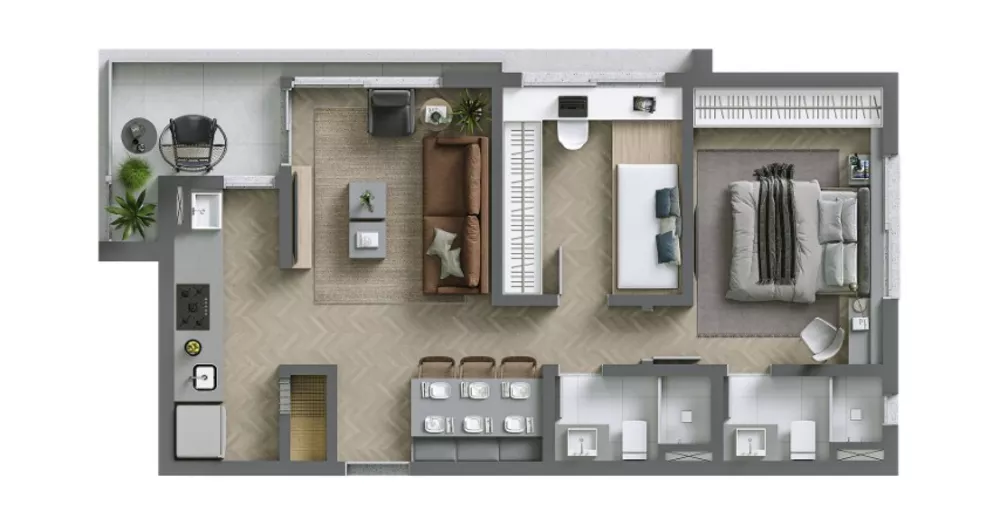 Apartamento, 2 quartos, 80 m² - Foto 6