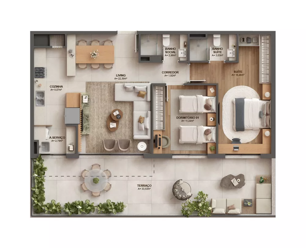 Apartamento, 2 quartos, 80 m² - Foto 5