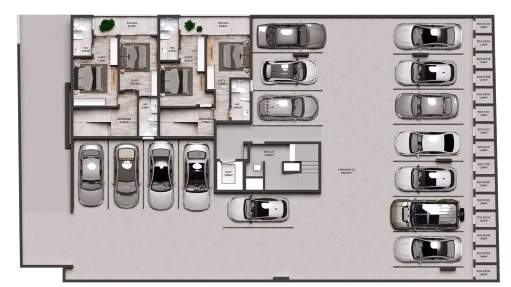 Cobertura, 3 quartos, 134 m² - Foto 10