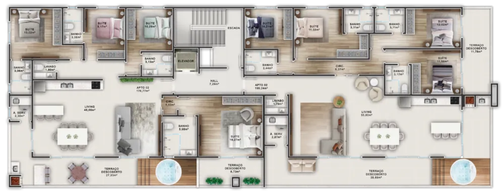 Apartamento, 3 quartos, 96 m² - Foto 8