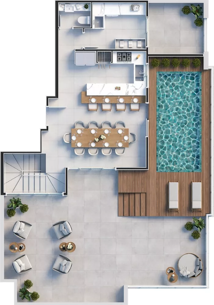 Cobertura, 4 quartos, 274 m² - Foto 6