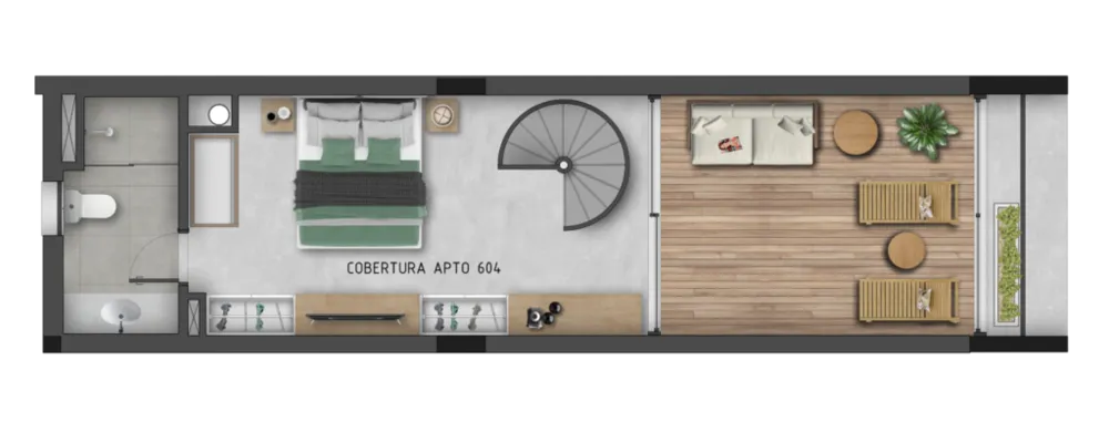Apartamento, 1 quarto, 37 m² - Foto 12