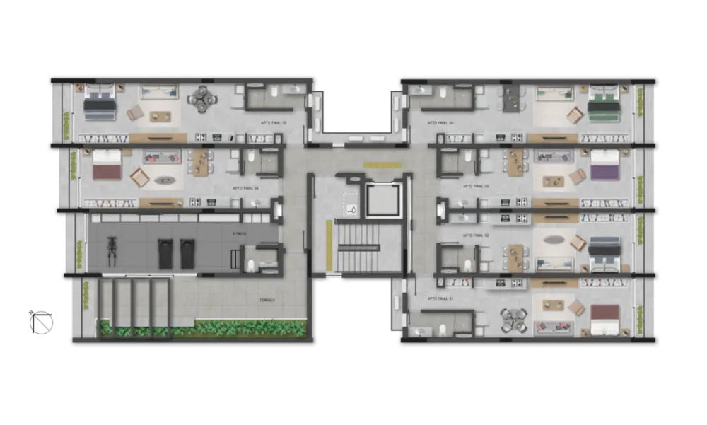 Apartamento, 1 quarto, 37 m² - Foto 7