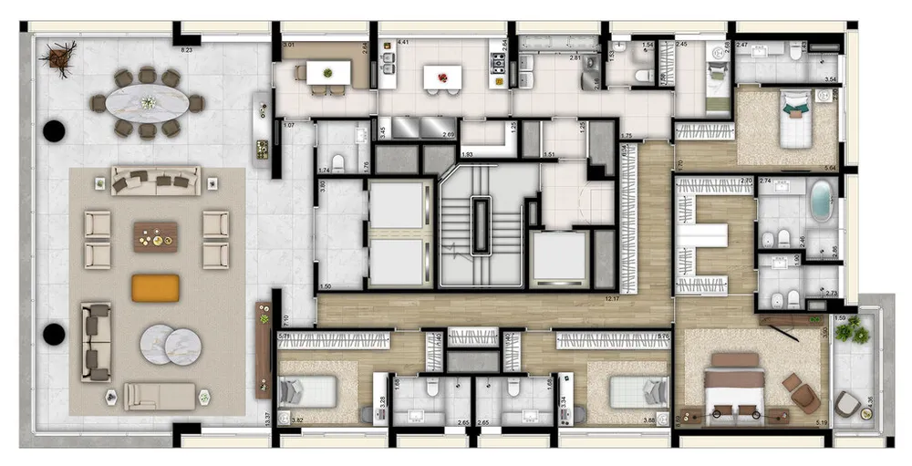 Apartamento, 4 quartos, 358 m² - Foto 6