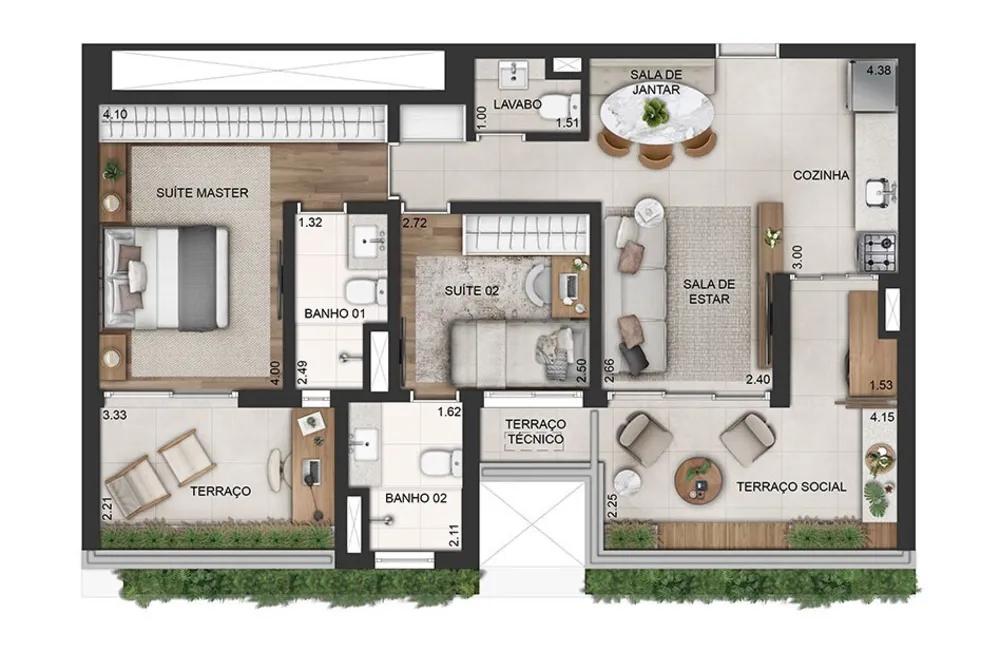 Apartamento, 3 quartos, 123 m² - Foto 11