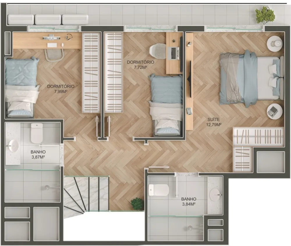Apartamento, 3 quartos, 116 m² - Foto 12