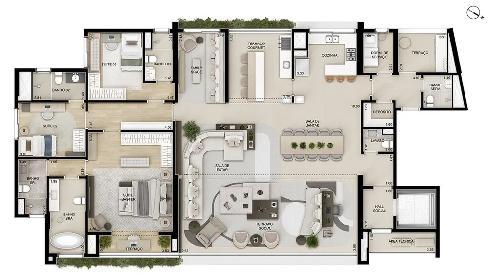 Apartamento, 4 quartos, 262 m² - Foto 11