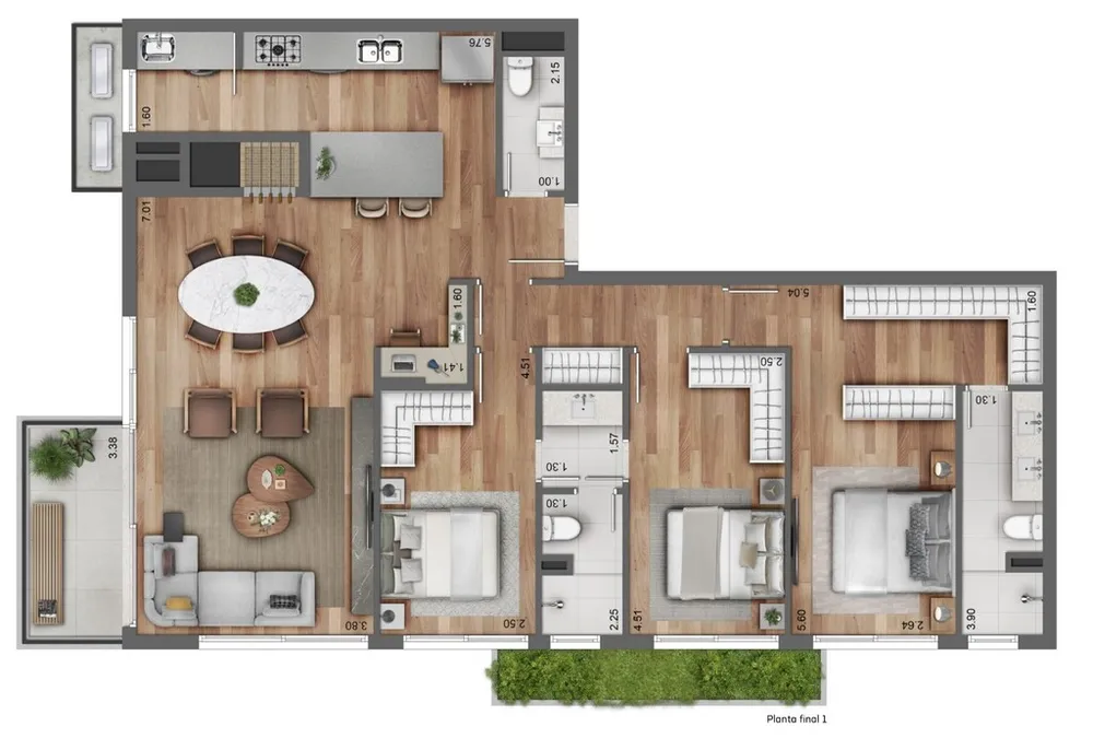 Apartamento, 2 quartos, 79 m² - Foto 10