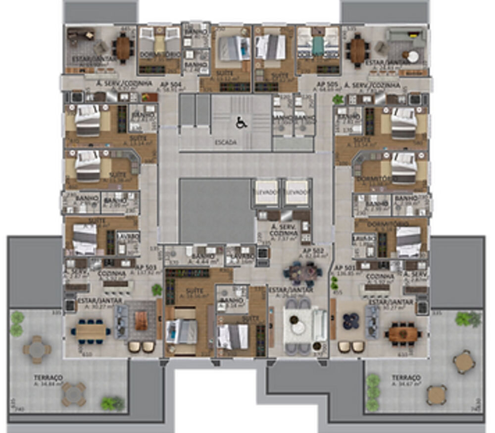 Apartamento, 3 quartos, 136 m² - Foto 18