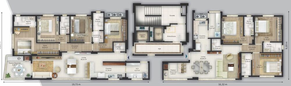 Cobertura, 4 quartos, 296 m² - Foto 16