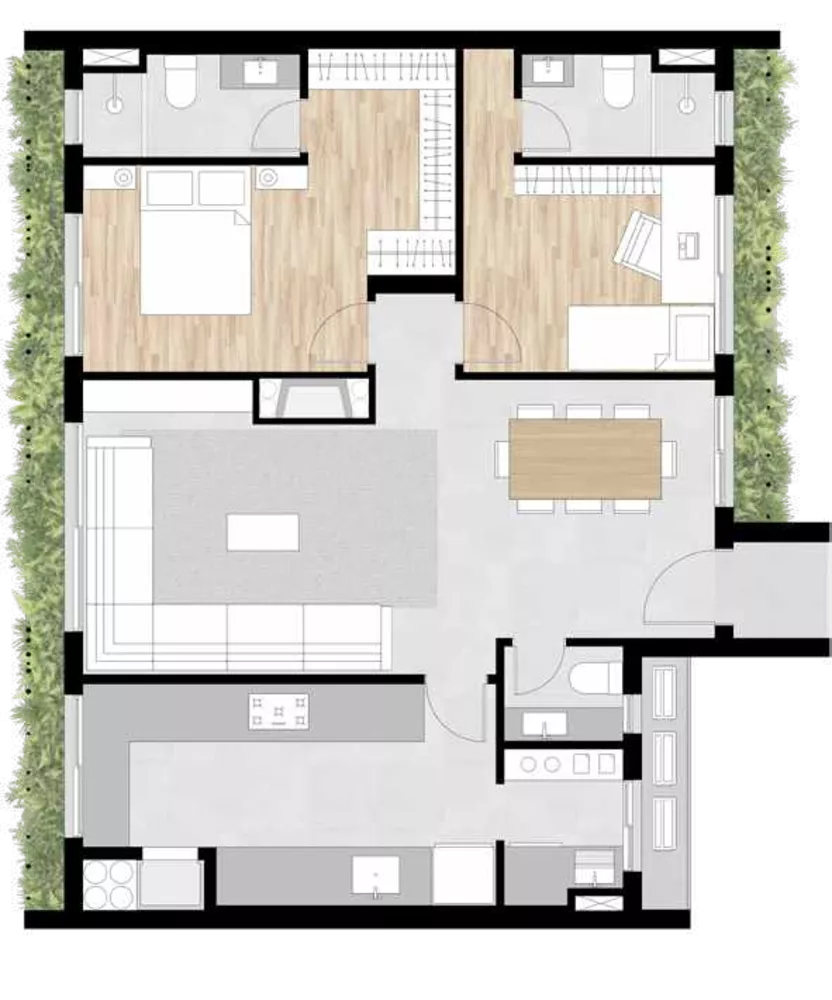 Apartamento, 2 quartos, 91 m² - Foto 3
